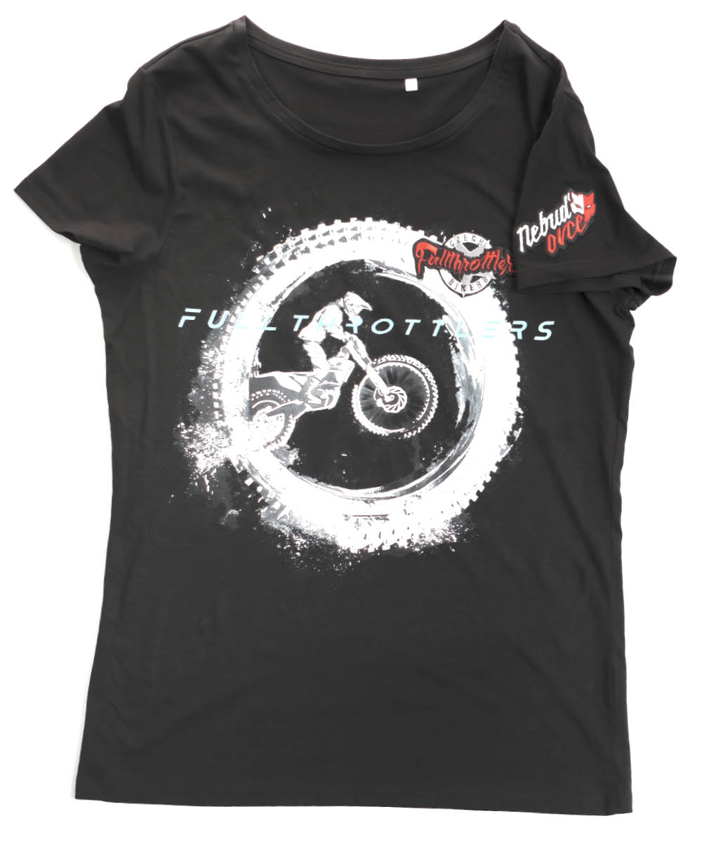 Dámské tričko úzký střih: FULLTHROTTLERS, Enduro, Motocross